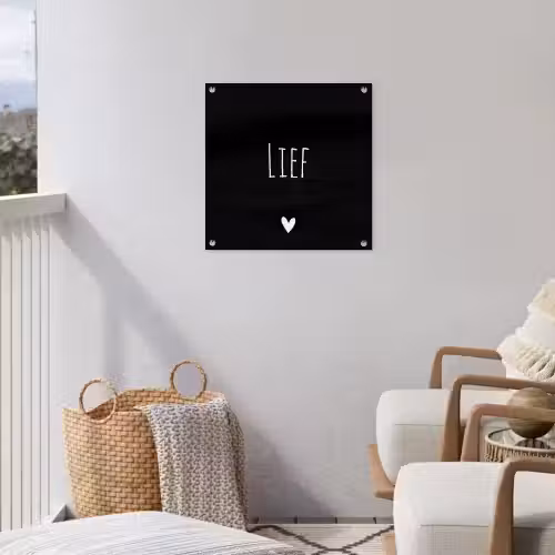 Spreuken - Lief - Quotes tuinposter los doek klein -sfeer8