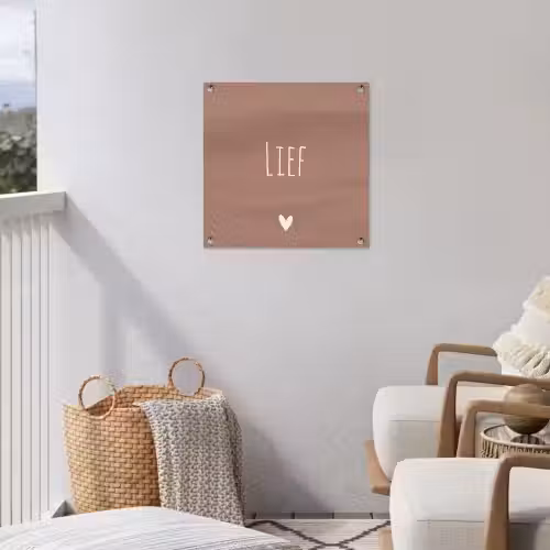 Spreuken - Lief - Quotes tuinposter los doek klein -sfeer8