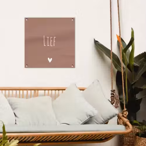 Spreuken - Lief - Quotes tuinposter los doek klein -sfeer7