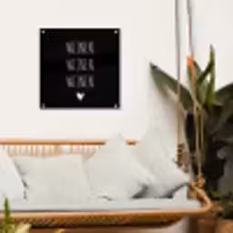 Spreuken - Quotes - Wijnen wijnen wijnen tuinposter los doek klein -sfeer7
