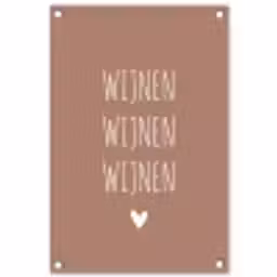 Spreuken - Quotes - Wijnen wijnen wijnen tuinposter los doek klein -3d