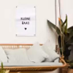 Spreuken - Kleine baas - Quotes tuinposter los doek klein -sfeer7