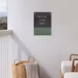 Quote - Groen - Grill - Zomer tuinposter los doek klein -sfeer8