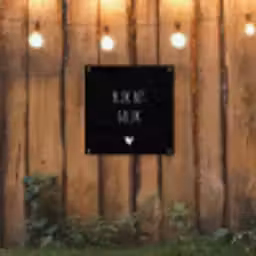 Quote - Spreuken - Pluk het geluk tuinposter los doek klein -sfeer1
