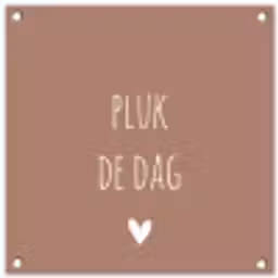 Quotes - Carpe diem - Pluk de dag - Spreuken tuinposter los doek klein -3d