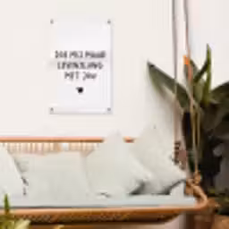 Quotes - Doe mij maar levenslang met jou - Spreuken tuinposter los doek klein -sfeer7