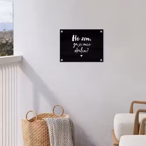 Quotes - Hé zon, ga je mee stralen? - Zomer - Tekst - Zon tuinposter los doek klein -sfeer8