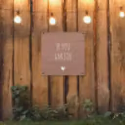 Quotes - Ik hou van jou - Spreuken tuinposter los doek klein -sfeer1