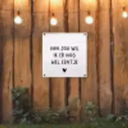 Quotes - Van jou wil ik er nog wel eentje - Spreuken tuinposter los doek klein -sfeer1