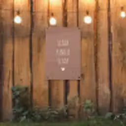 Quotes - Spreuken - Slaap kindje slaap tuinposter los doek klein -sfeer1