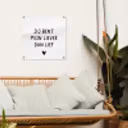 Quotes - Jij bent mijn liever dan lief - Spreuken tuinposter los doek klein -sfeer7