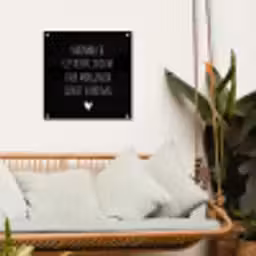 Herinner je gisteren droom over morgen geniet vandaag - Spreuken - Quotes tuinposter los doek klein -sfeer7