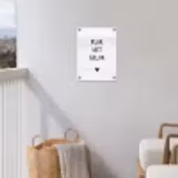 Pluk het geluk - Quotes - Spreuken tuinposter los doek klein -sfeer8