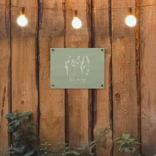 Pluk de Dag tuinposter los doek klein -sfeer1