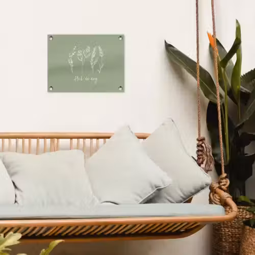 Pluk de Dag tuinposter los doek klein -sfeer7