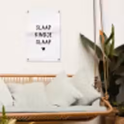 Slaap kindje slaap - Spreuken - Quotes tuinposter los doek klein -sfeer7