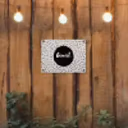 Geniet - Quotes - Tekst - Stippen tuinposter los doek klein -sfeer1