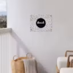 Geniet - Quotes - Tekst - Stippen tuinposter los doek klein -sfeer8