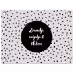 Tekst - Quotes - Zonnetje, wijntje & kletsen - Wijn tuinposter los doek klein -3d