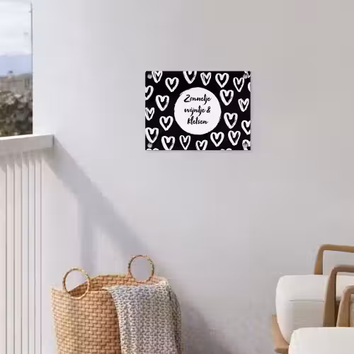 Tekst - Zonnetje, wijntje & kletsen - Quotes - Wijn - Tuin tuinposter los doek klein -sfeer8