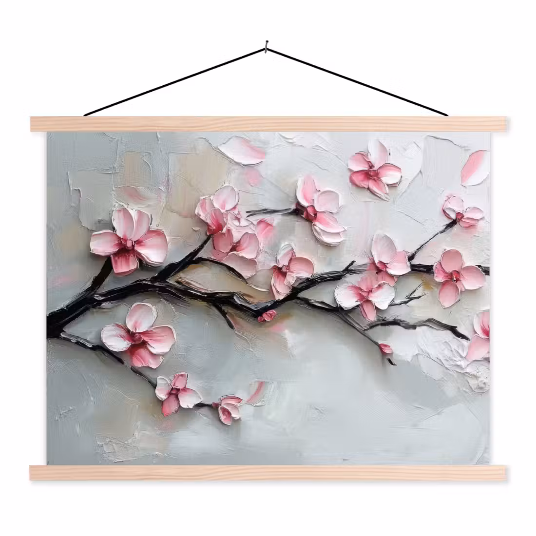 Hanging Poster - Blossom - Artistic - Pink - Sakura