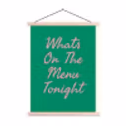 Menu - Quote - Roze textielposter latten blank klein -3d