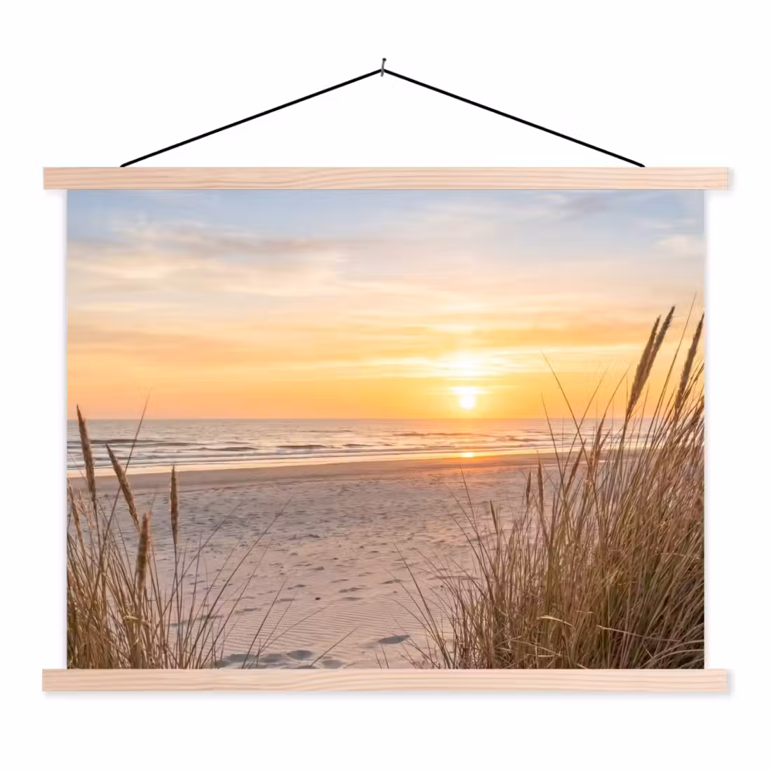 Hanging Poster - Sunset - Dunes - Sea