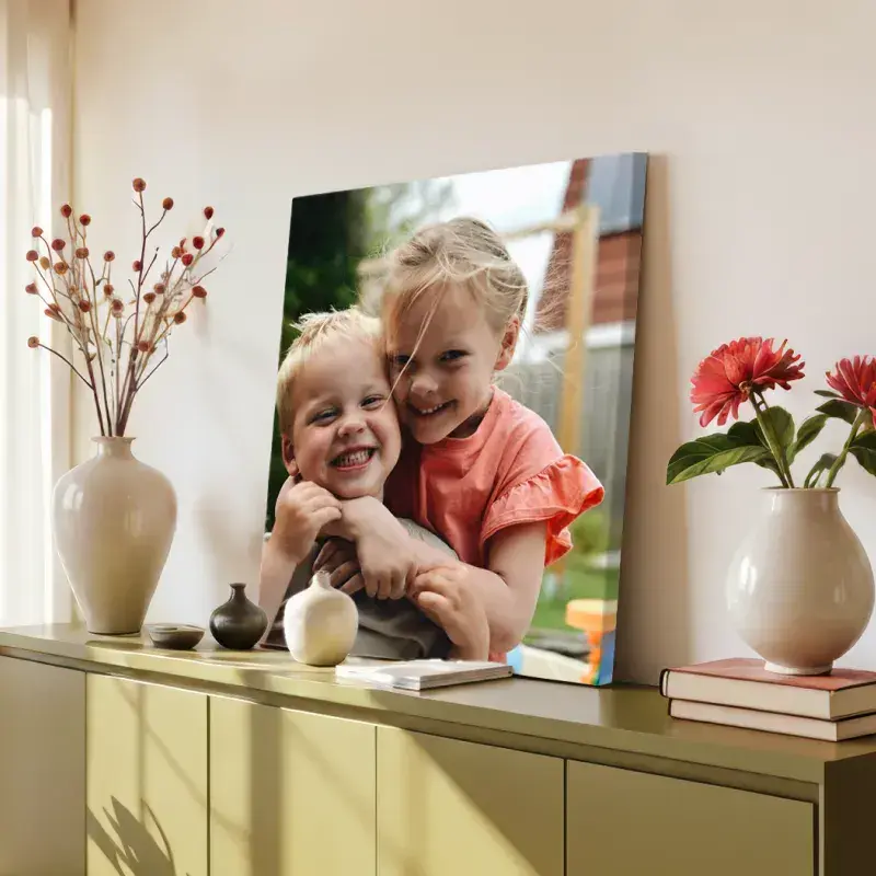 Your own photo on a canvas painting