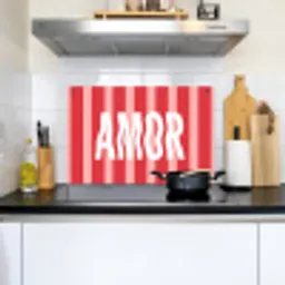 Amor - Strepen - Rood - Roze Inductie beschemer met haakjes klein -sfeer2