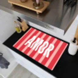 Amor - Strepen - Rood - Roze Inductie beschemer met haakjes klein -sfeer1