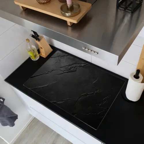 Zwart - Steen - Beton Inductie beschemer met haakjes klein -sfeer1