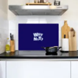 Blauw - Why not - Minimalistisch Inductie beschemer met haakjes klein -sfeer2