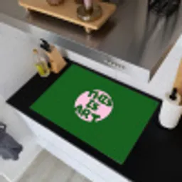Cirkel - Roze - Tekst - Art Inductie beschemer met haakjes klein -sfeer1
