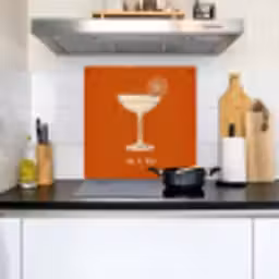Cocktail - Oranje - Zomer - Quote Inductie beschemer met haakjes middel -sfeer2