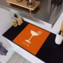 Cocktail - Oranje - Zomer - Quote Inductie beschemer met haakjes middel -sfeer1