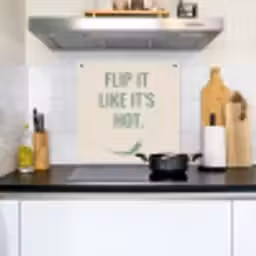 Groen - Quote - Zomer - Chilipeper Inductie beschemer met haakjes middel -sfeer2