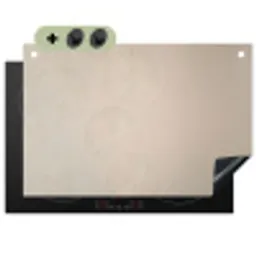Japandi - Beige - Modern Inductie beschemer met haakjes klein -3d