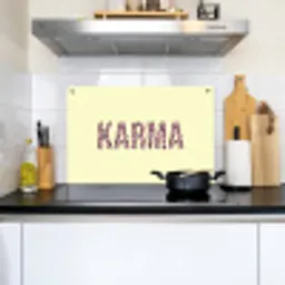 Karma - Luipaardprint - Geel Inductie beschemer met haakjes klein -sfeer2