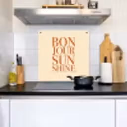 Oranje - Quote - Sun Inductie beschemer met haakjes middel -sfeer2