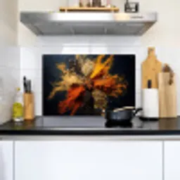 Specerijen - Explosie - Oranje Inductie beschemer met haakjes klein -sfeer2