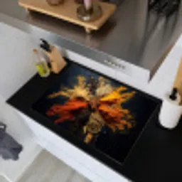 Specerijen - Explosie - Oranje Inductie beschemer met haakjes klein -sfeer1