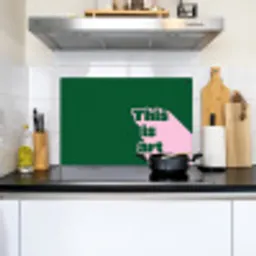 This is art - Schaduw - Roze Inductie beschemer met haakjes klein -sfeer2