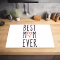 Best mom ever - Spreuken - Mama - Quotes Inductie beschermer vinyl 3mm klein -sfeer5