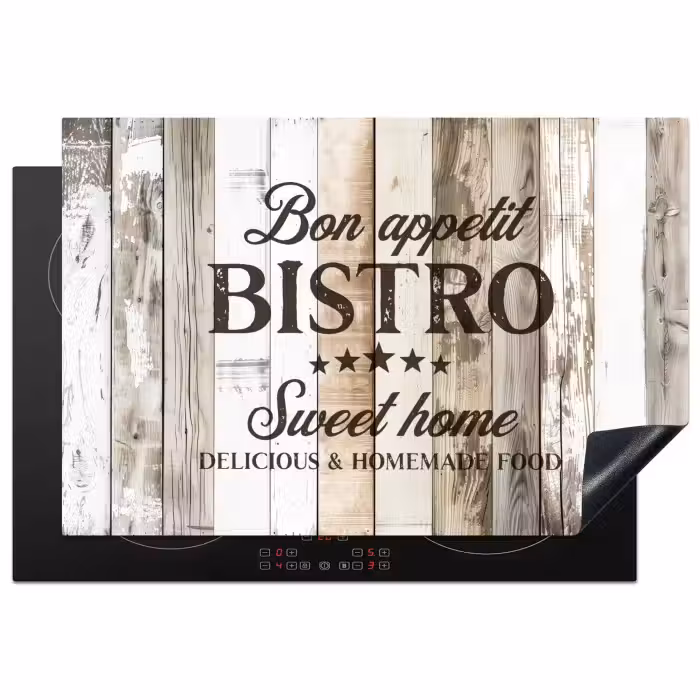 Bistro Welkomstbord Inductie beschermer vinyl 3mm klein -3d