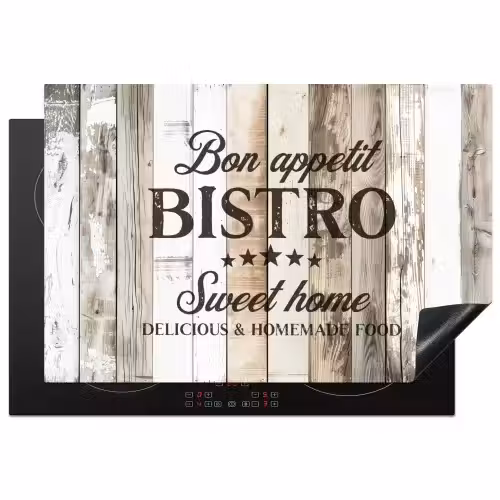 Bistro Welkomstbord Inductie beschermer vinyl 3mm klein -3d