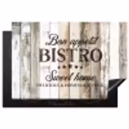 Bistro Welkomstbord Inductie beschermer vinyl 3mm klein -3d