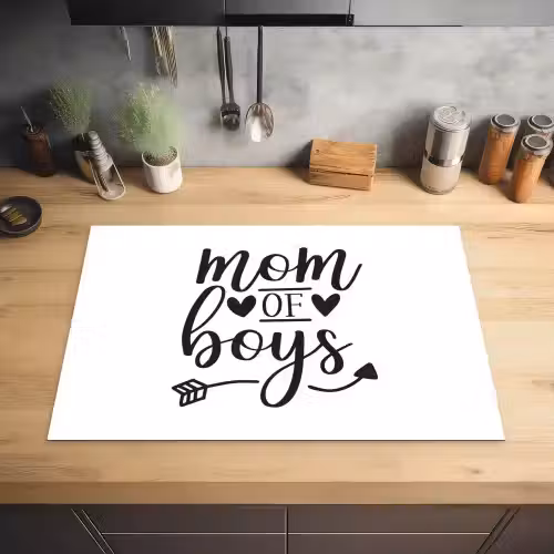 Jongens - Moederdag - Quotes Inductie beschermer vinyl 3mm klein -sfeer5