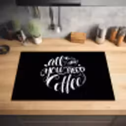 Cafeïne Devotie Inductie beschermer vinyl 3mm klein -sfeer5
