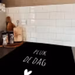 Carpe diem - Spreuken - Pluk de dag - Quotes Inductie beschermer vinyl 3mm middel -sfeer3