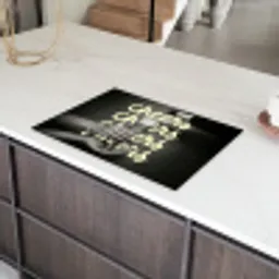 Cheers - Wijn - Zwart - Wit Inductie beschermer vinyl 3mm klein -sfeer8